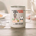 Like Father Like Son Father's Day Personalized Mug