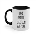 Like Father Like Son Father's Day Personalized Mug