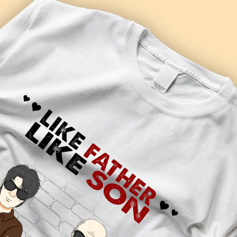 Like Father Like Son Oh Crap Personalized Shirt For Dad