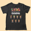 Love Being Called Grandma Personalized Reindeer Matching Christmas Shirt