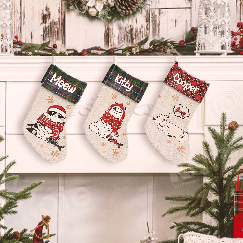 Lovely Pet Personalized Christmas Stocking