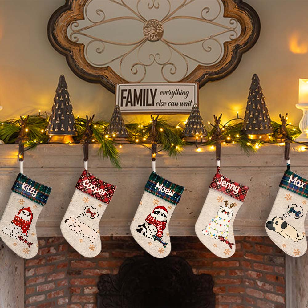 Lovely Pet Personalized Christmas Stocking