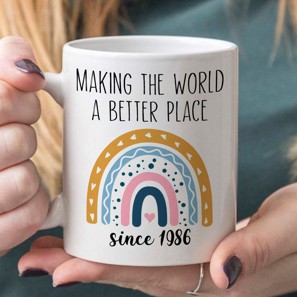 Making The World A Better Place Personalized Coffee Mugs