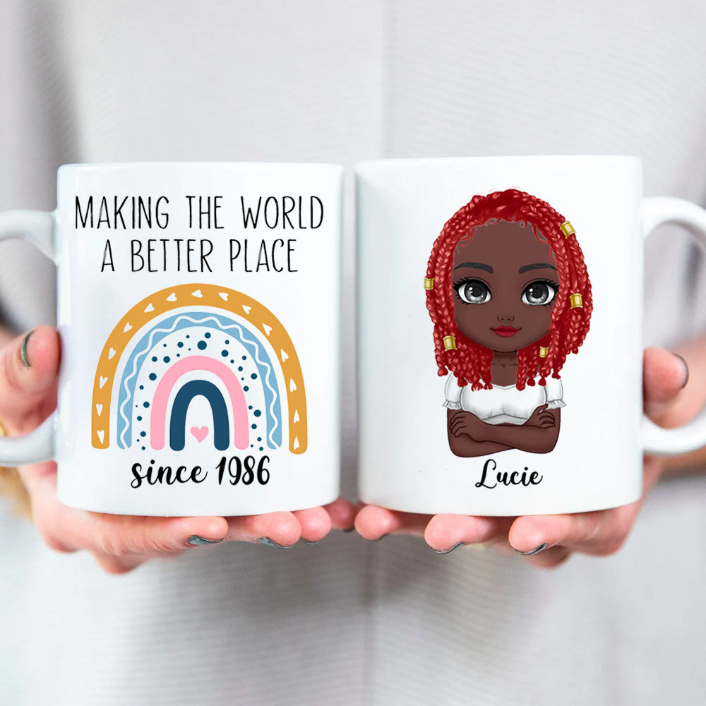 Making The World A Better Place Personalized Coffee Mugs