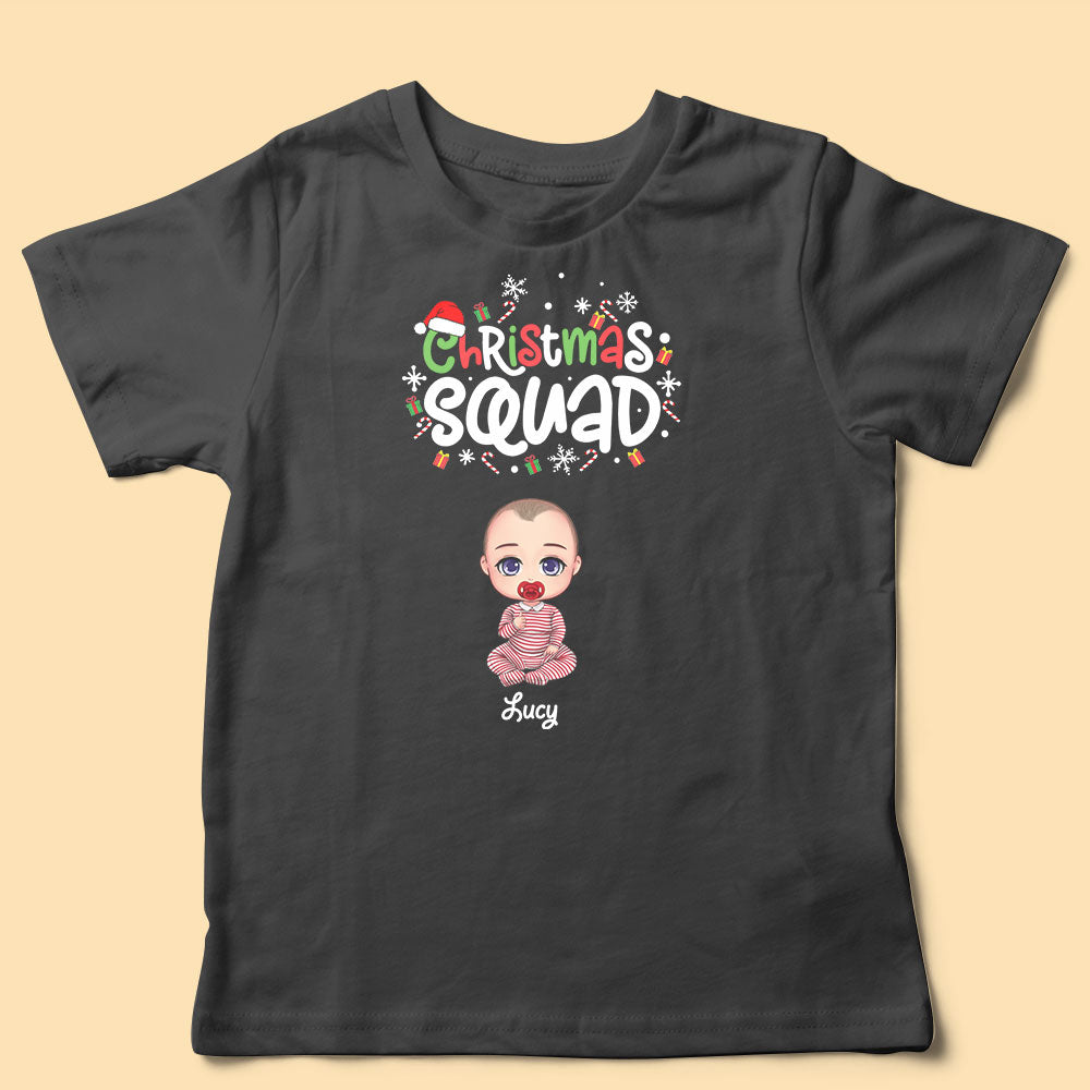 Christmas Squad Personalized Family Christmas Shirts