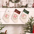 Merry Christmas Monogram Personalized Christmas Stocking