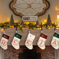 Merry Christmas Monogram Personalized Christmas Stocking