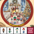 Merry and Cozy at home Personalized Christmas Tree Skirt