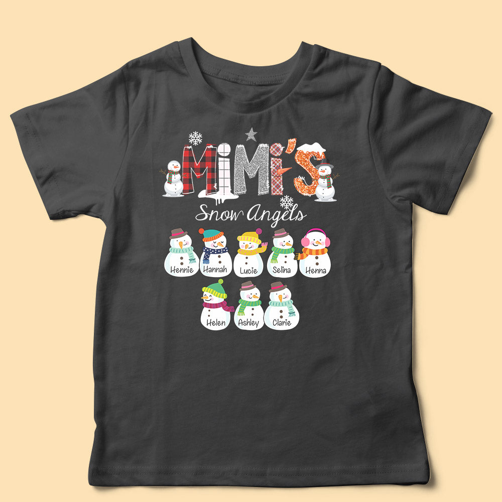 MiMi's Little Snowman  Shirt Personalized Christmas Shirt