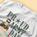 Personalized Fathers Day Shirts Proud Army Dad