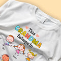 Mom Grandmother Belongs To Personalized Shirt - Mother's Day Gift!