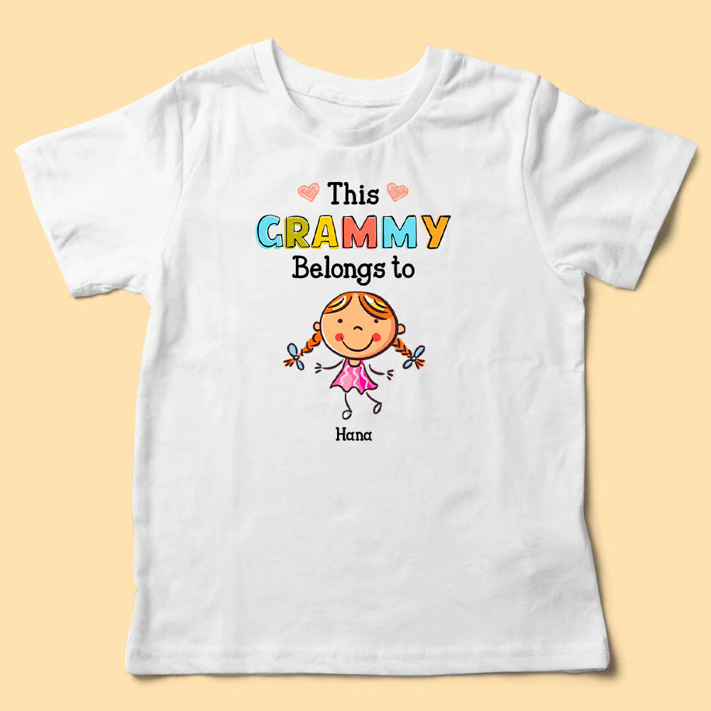 Mom Grandmother Belongs To Personalized Shirt - Mother's Day Gift!