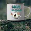 Mom Not Swallowing Funny Personalized Coffee Mugs