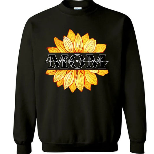 Mom Sunflower Personalized Shirt Perfect Gift for Mother