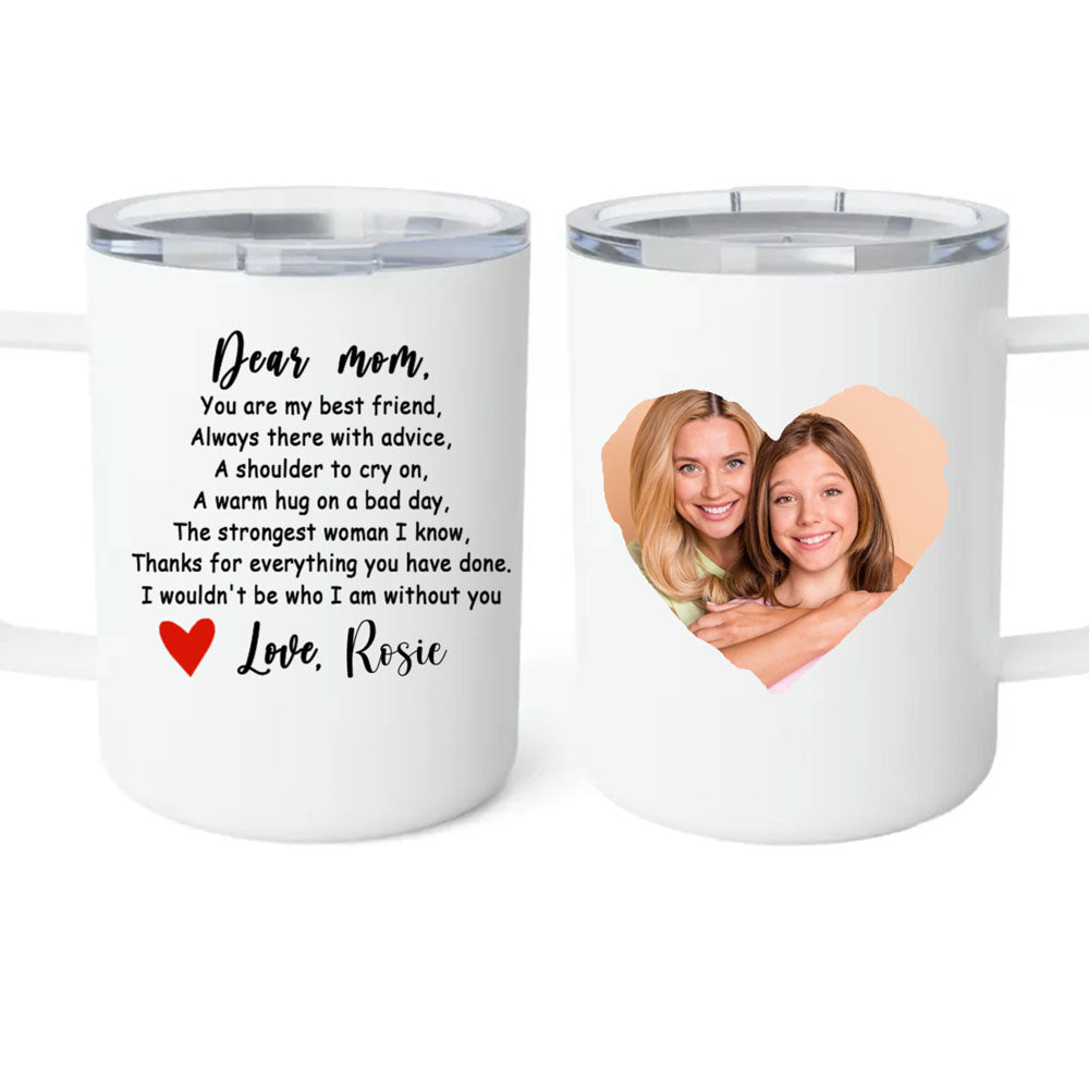 Mom You Are My Best Friend Personalized Coffee Mug For Mother's Day