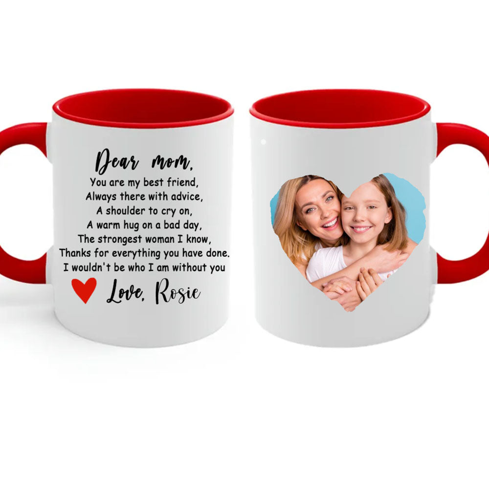 Mom You Are My Best Friend Personalized Coffee Mug For Mother's Day