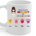 Mommy Of Little Monster Personalized Coffee Mug For Mother's Day