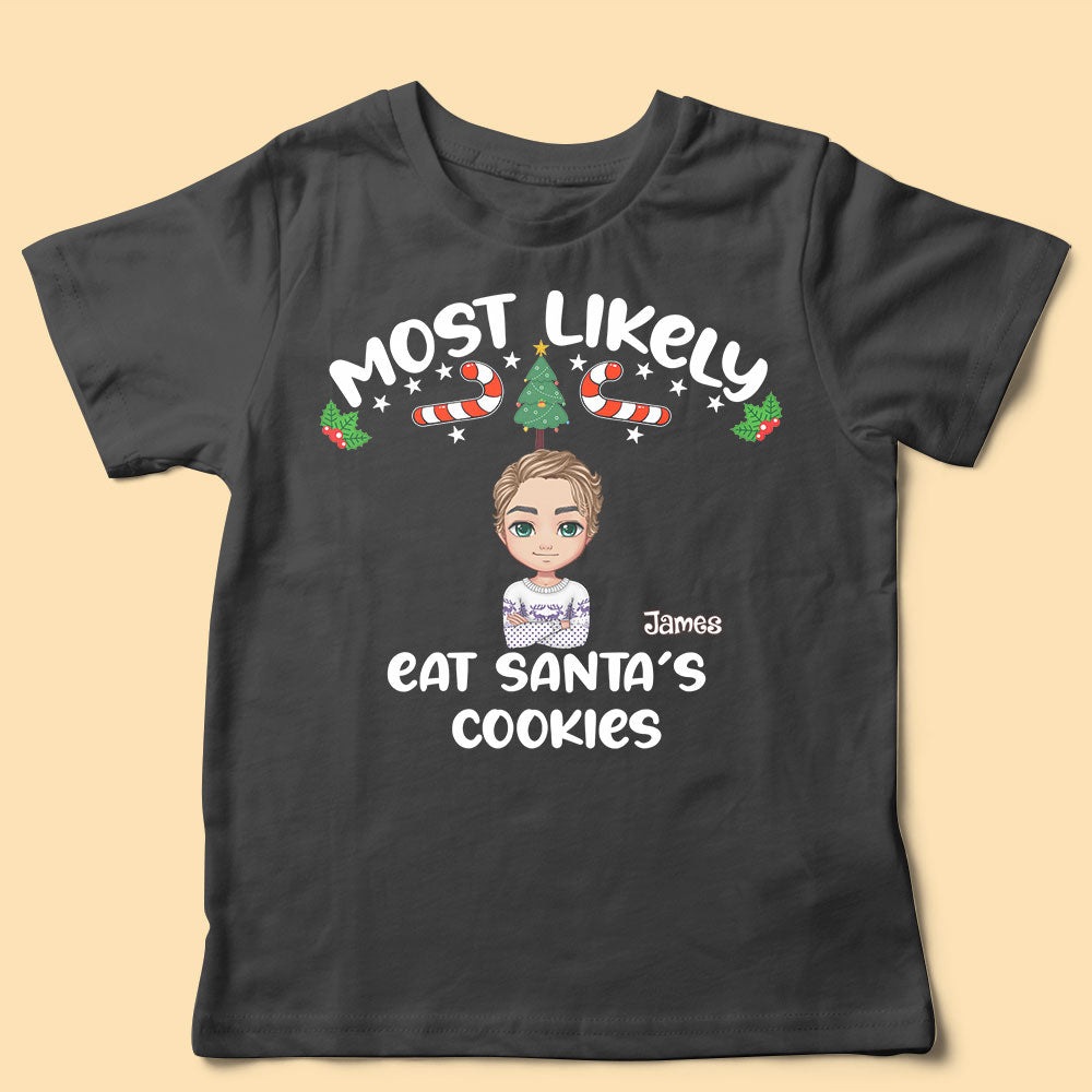 Most Likely To Personalized Family Christmas Shirt