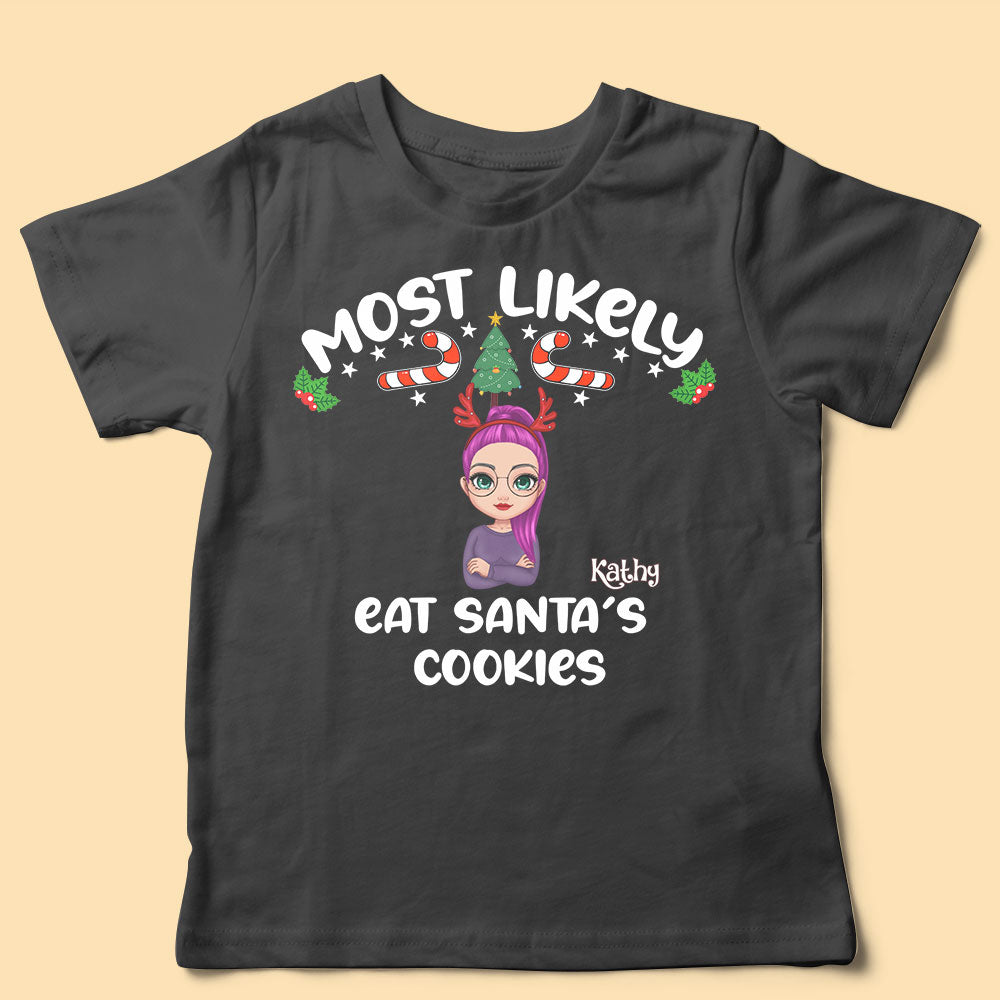 Most Likely To Personalized Family Christmas Shirt