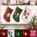 Name Tag For Family Members Personalized Christmas Stocking