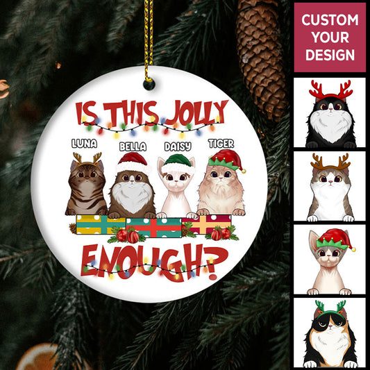 New Christmas Personalized Cat Ornament Is This Jolly Enough