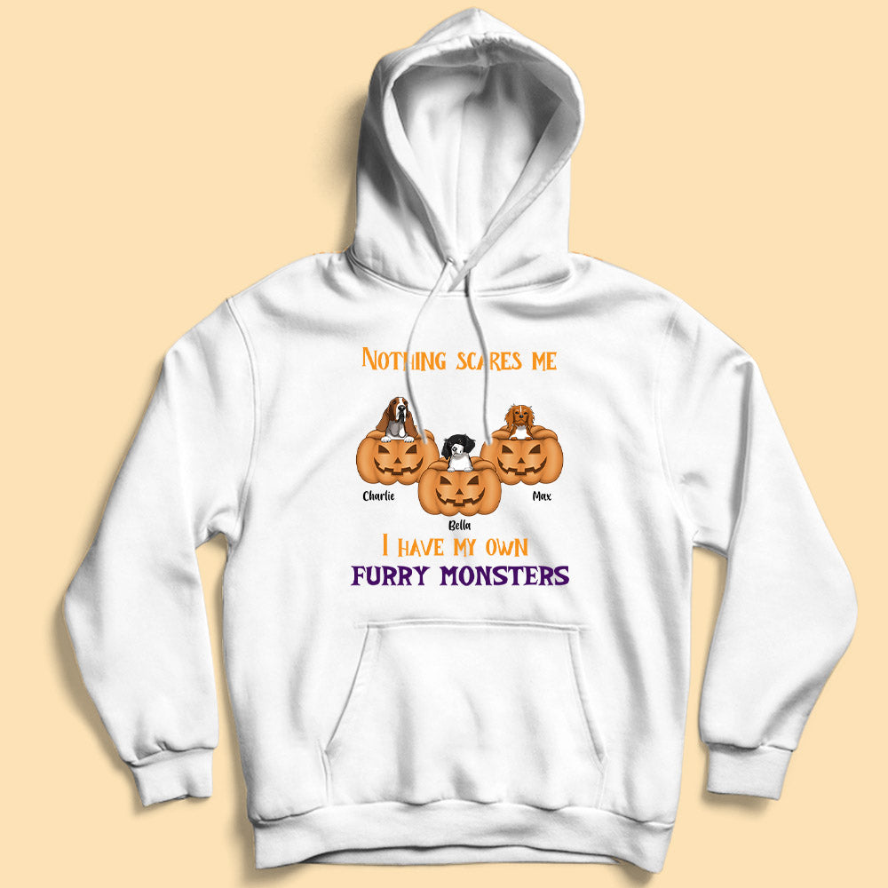 Nothing Scares Me Dog Personalized halloween shirt