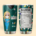 Nurse Life Nutrition Facts - Personalized Tumbler Cup