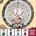 One-of-a-kind Decoration For Family Personalized Christmas Pencil Tree Skirt