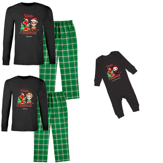 Our First Christmas Matching Family Christmas Pajamas