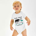 Our First Father's Day Personalized Baby Bodysuit