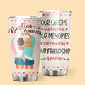 Our Laughs Are Limitless Personalized Tumbler, Gift for Bestie Back View