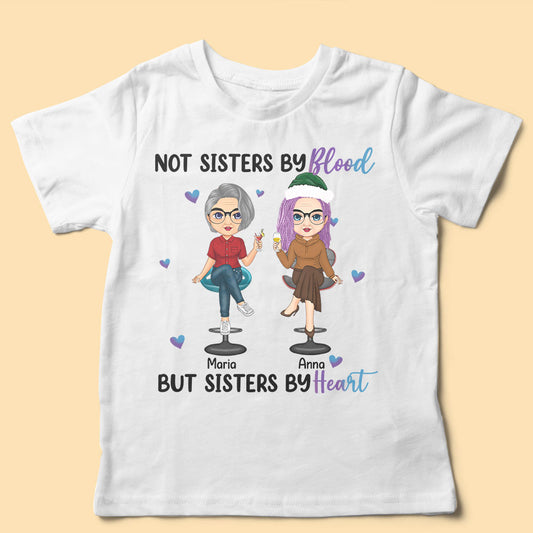Personalised T Shirts Not Sisters By Blood But Sisters By Heart