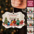 Personalized Christmas Ornament All Hearts Come Home For Christmas