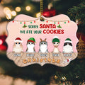 Personalized Christmas Ornaments Sorry Santa We Ate Your Cookies