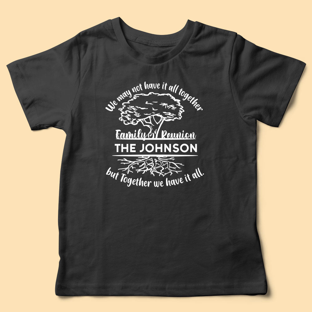 Personalized Family Reunion Name T-Shirt