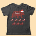 Personalized Matching Family Christmas Shirt Bear Family