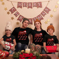 Personalized Matching Family Christmas Shirt Bear Family