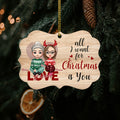 Personalized Ornaments All I Want For Christmas Is You