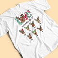 Personalized Reindeer Love Grandma Matching Christmas Shirt