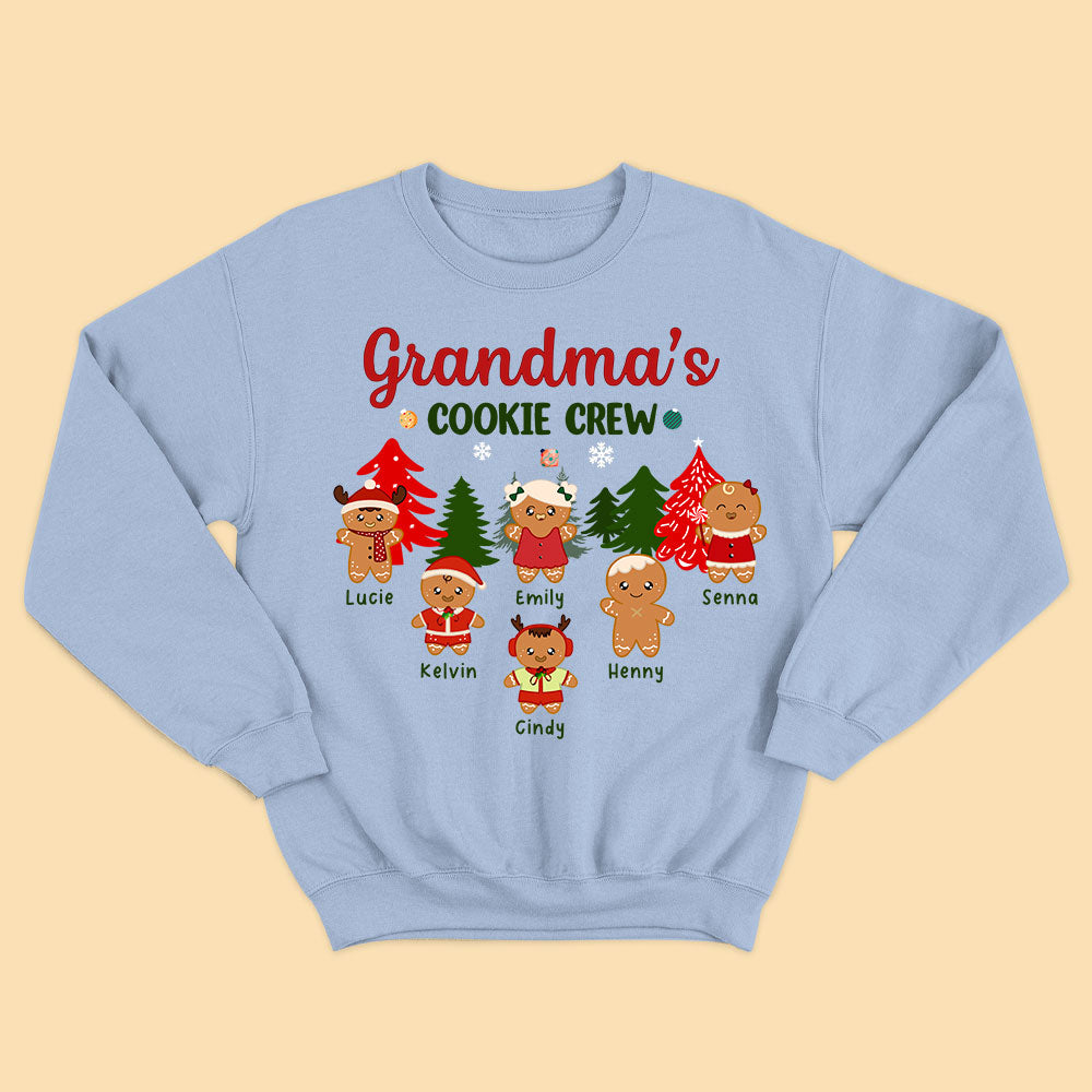 Personalized Shirt Gifts Grandma Cookie Crew