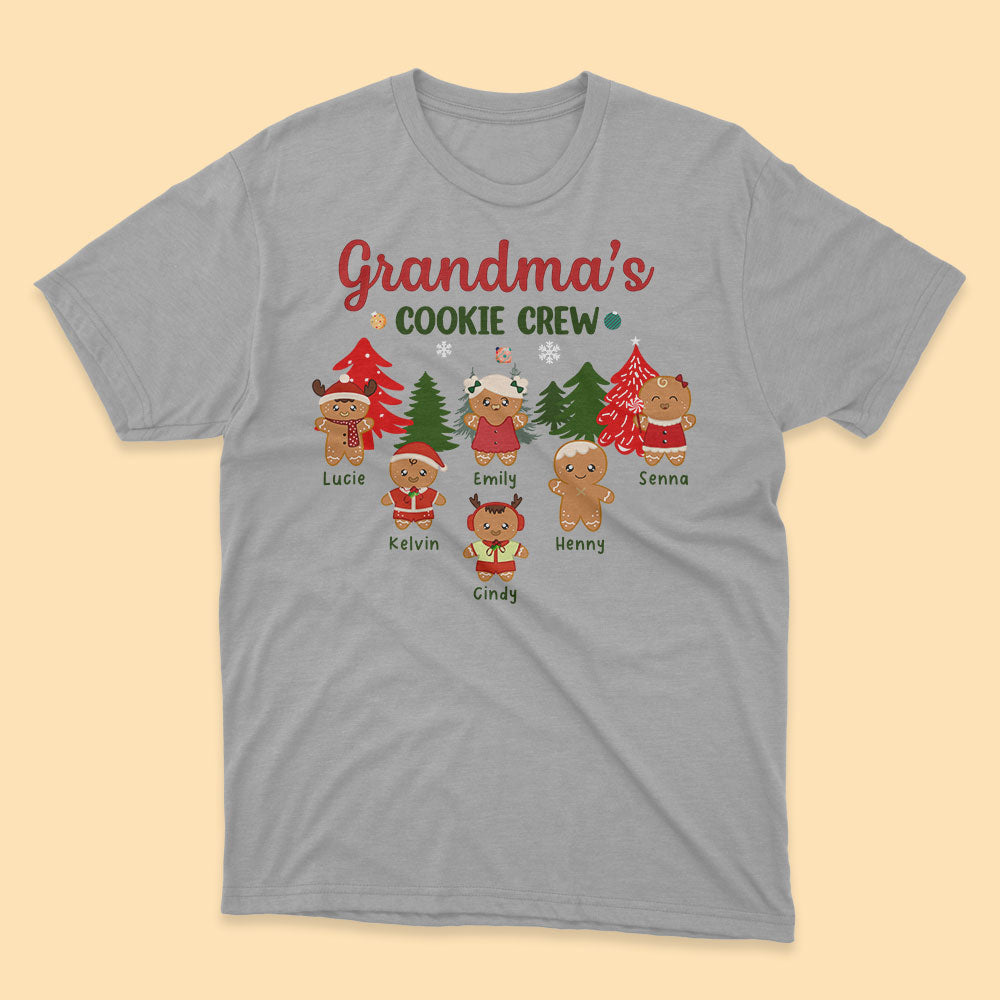 Personalized Shirt Gifts Grandma Cookie Crew