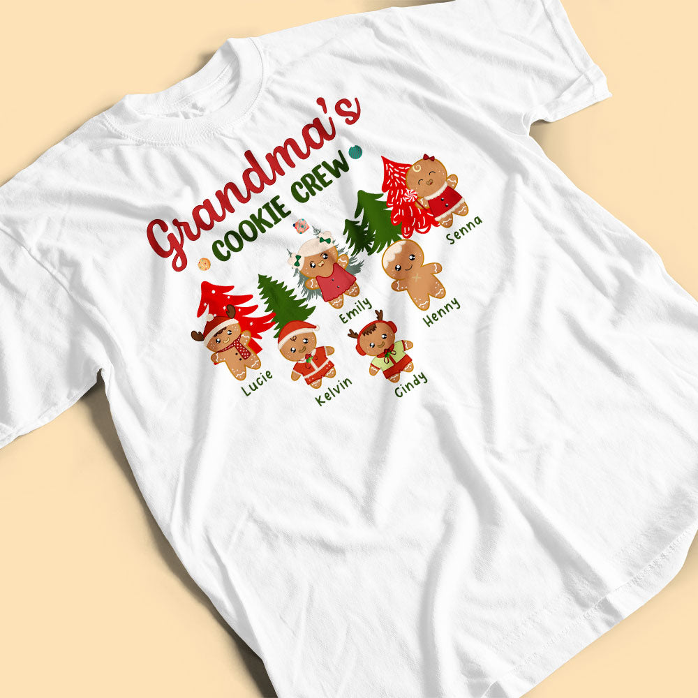 Personalized Shirt Gifts Grandma Cookie Crew