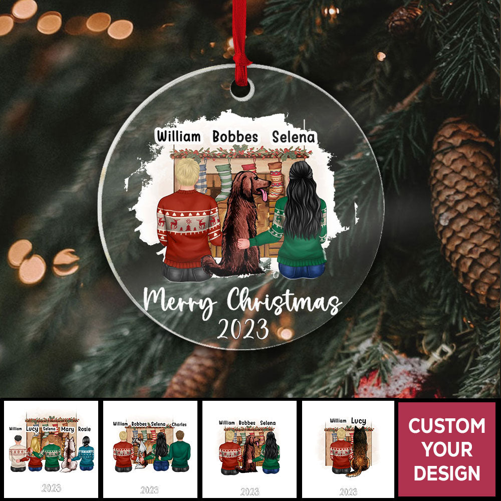 Personalized Christmas Family Ornaments 2023