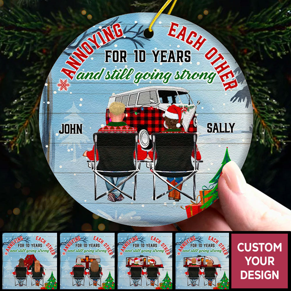 Personalized Christmas Ornament For Camping Lover Still Going Strong