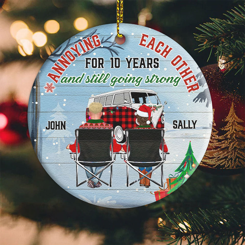 Personalized Christmas Ornament For Camping Lover Still Going Strong