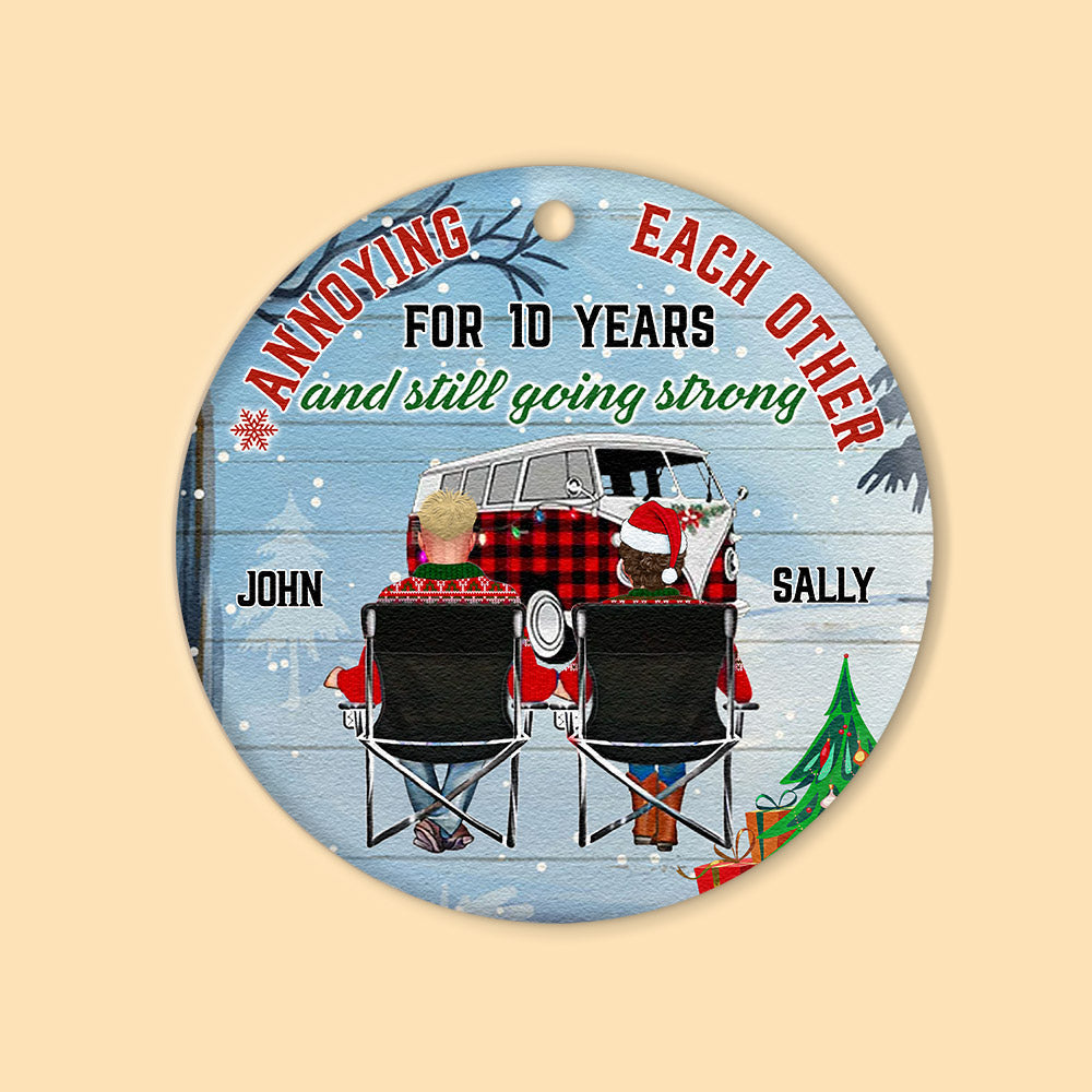 Personalized Christmas Ornament For Camping Lover Still Going Strong