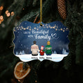 Personalized Christmas Ornament Life Is Beautiful With Family