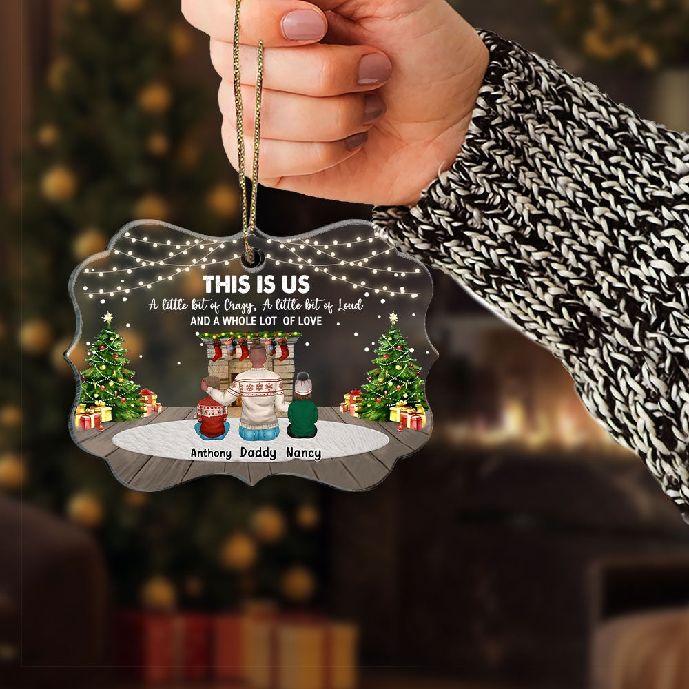 Personalized Christmas Ornament This Is Us And A Whole Lot Of Love