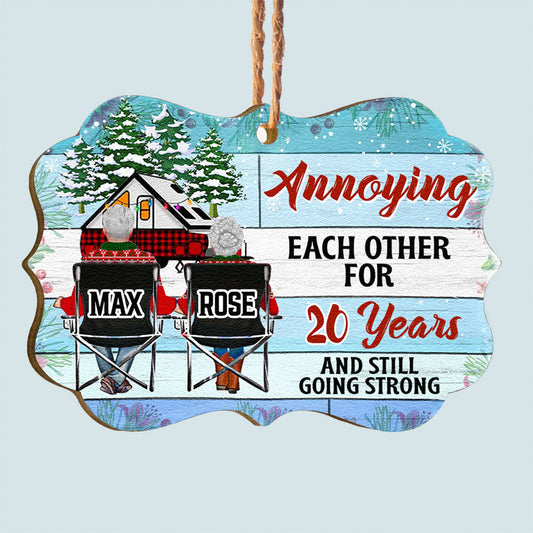 Personalized Christmas Ornaments For Couple Annoying Each Other For Years