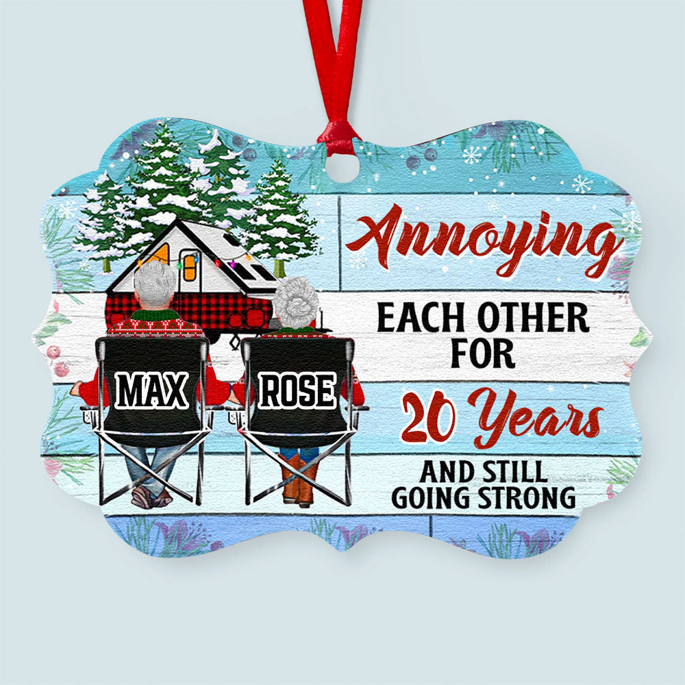 Personalized Christmas Ornaments For Couple Annoying Each Other For Years